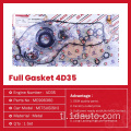 Mga Bahagi ng Engine Buong Gasket Set para sa Mitsubishi 4D35